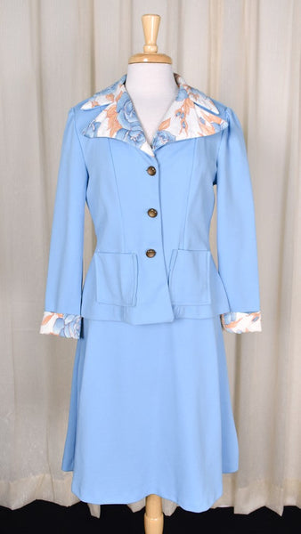 70s does 1940s Sky Blue Suit Cats Like Us