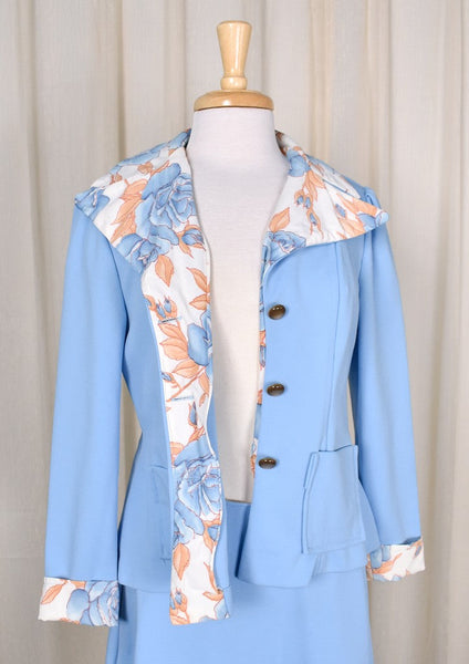 70s does 1940s Sky Blue Suit Cats Like Us