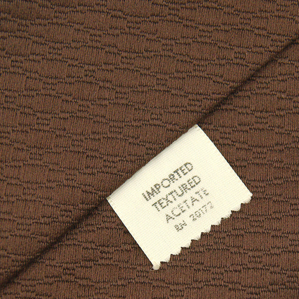 70s does 1940s Solid Brown Tie Cats Like Us