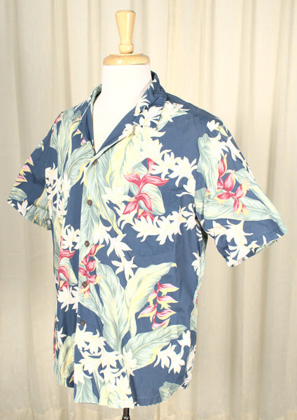 70s does 1960s Tropical Vintage Shirt Cats Like Us