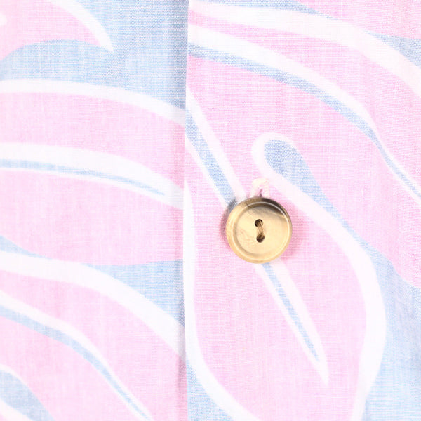 80s 1960s Pastel Palms Vintage Shirt Cats Like Us