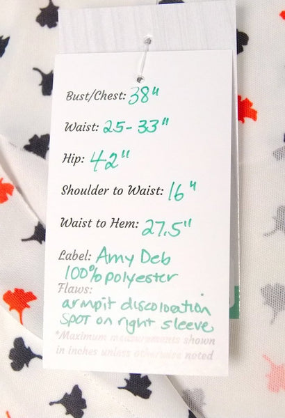 80s does 1940s Leaf Dress Cats Like Us