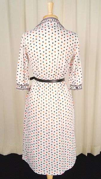 80s does 1940s Leaf Dress Cats Like Us