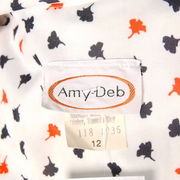 80s does 1940s Leaf Dress Cats Like Us