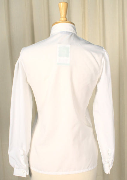 80s does 1940s Pleated Blouse Cats Like Us