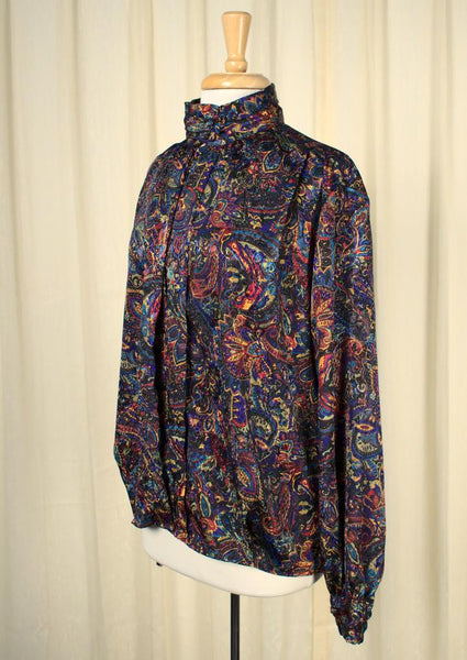 80s does 1940s Rainbow Blouse Cats Like Us