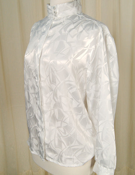 80s does 1940s Vampire Blouse Cats Like Us