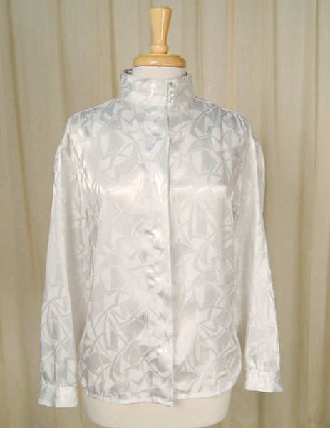 80s does 1940s Vampire Blouse Cats Like Us