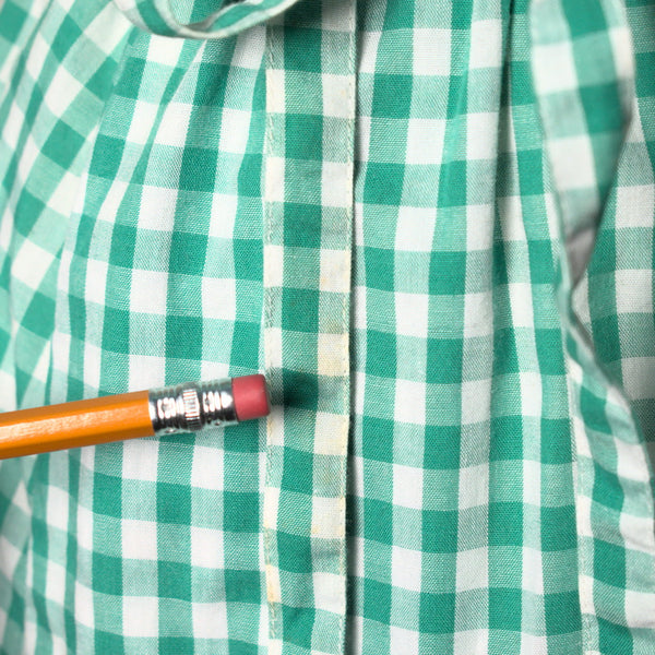 80s does 1940s Vintage Gingham Dress Cats Like Us