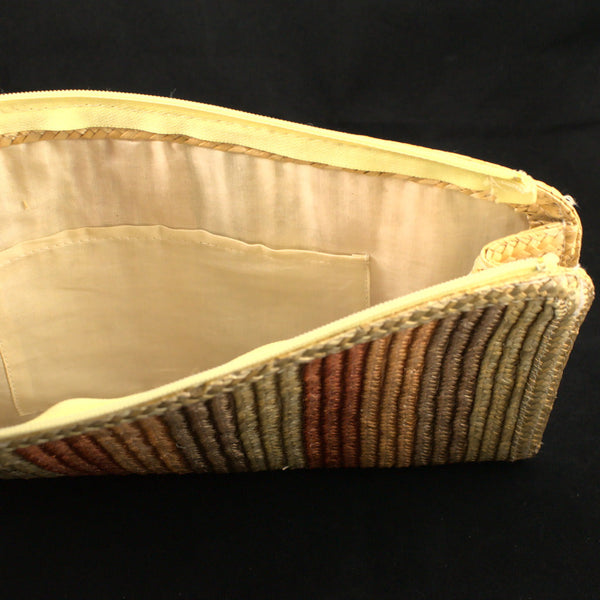 80s does 1940s Vintage Peach & Tan Bag Cats Like Us