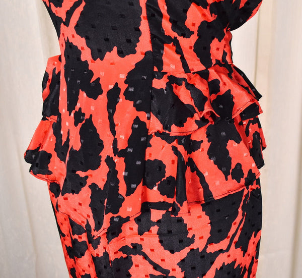 80s does 1940s Vintage Red & Blk Set Cats Like Us
