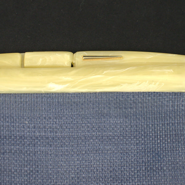 80s does 1950s Blue Clutch Bag Cats Like Us