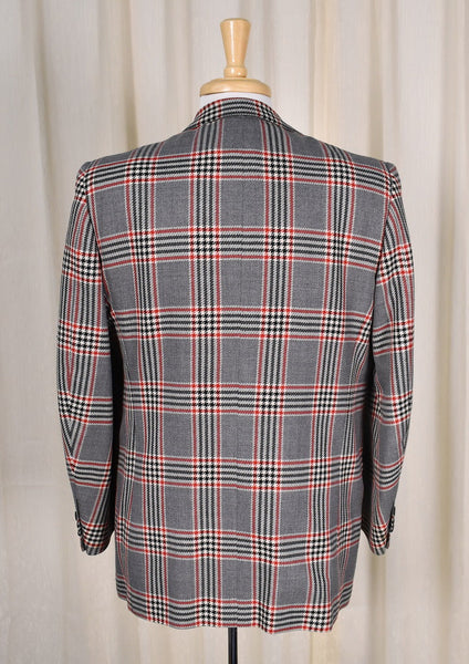 80s does 1950s Vintage Gray Blazer Cats Like Us