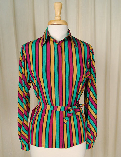 80s does 1960s Mardi Gras Shirt Cats Like Us