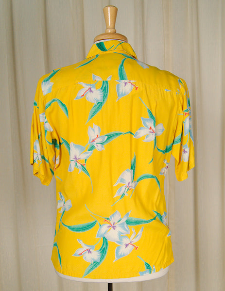80s does 1960s Tropical Shirt Cats Like Us