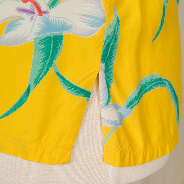 80s does 1960s Tropical Shirt Cats Like Us