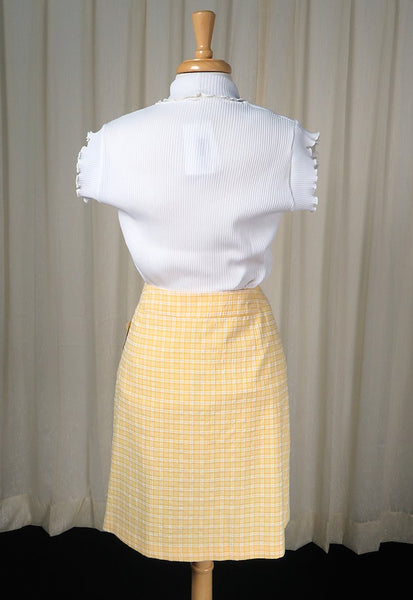 80s does 1960s Yellow Skirt Cats Like Us