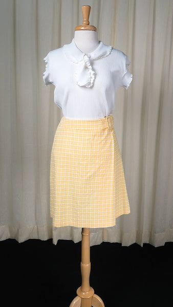 80s does 1960s Yellow Skirt Cats Like Us