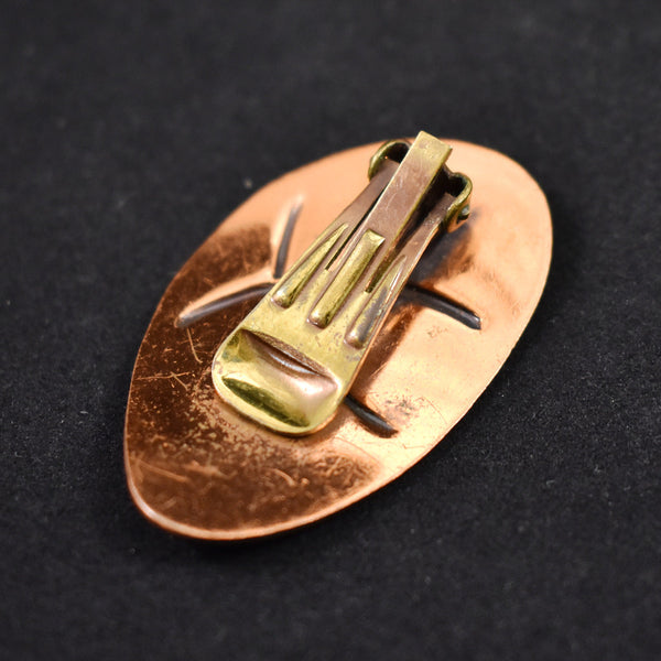 Abstract Vintage Copper Jewelry Set Cats Like Us