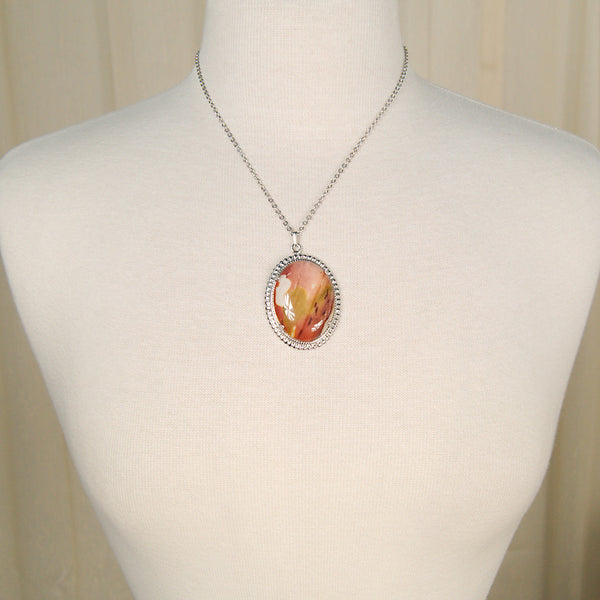 Agate Pendant Necklace Cats Like Us