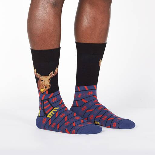 All Bundled Up Moose Crew Socks Cats Like Us