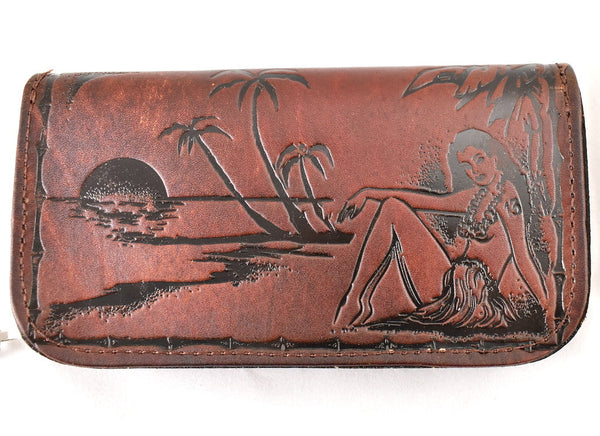 Aloha Pinup Tiki Chain Wallet Cats Like Us