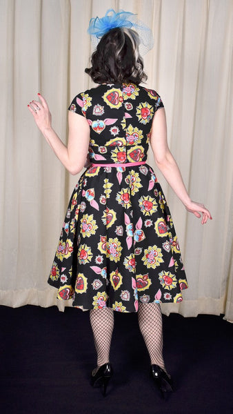 Amias Love Hearts 50s Dress Cats Like Us