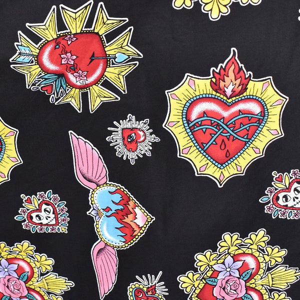 Amias Love Hearts 50s Dress Cats Like Us