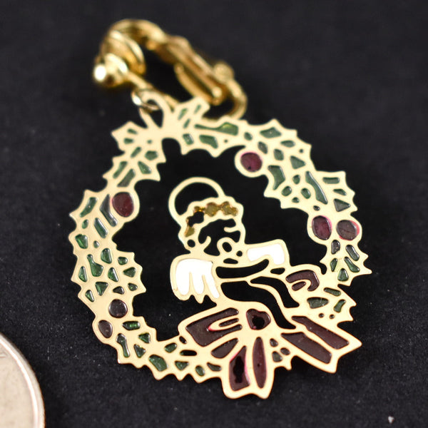 Angel Wreath Vintage Earrings Cats Like Us