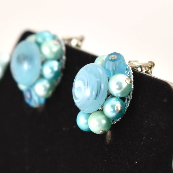 Aqua Pearl Necklace Set Cats Like Us