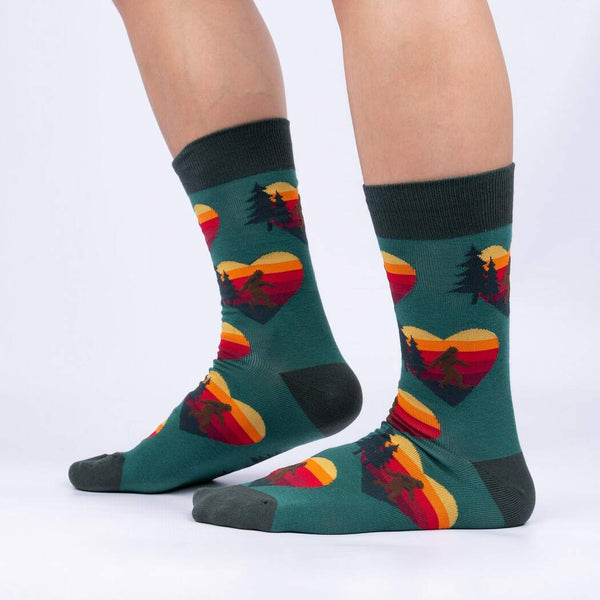 Bigfoot Big Heart Socks Cats Like Us