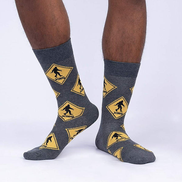 Bigfoot Xing Crew Socks Cats Like Us