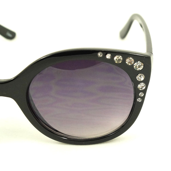 Black Bling Round Sunglasses Cats Like Us