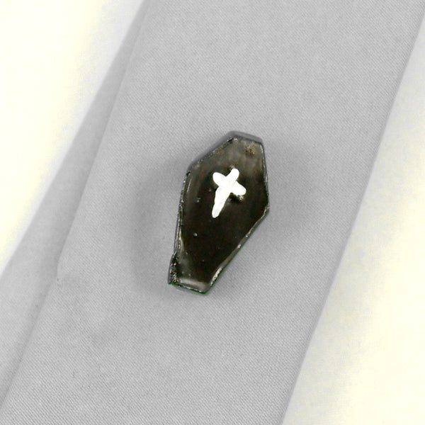 Black Coffin Tie Tack Cats Like Us