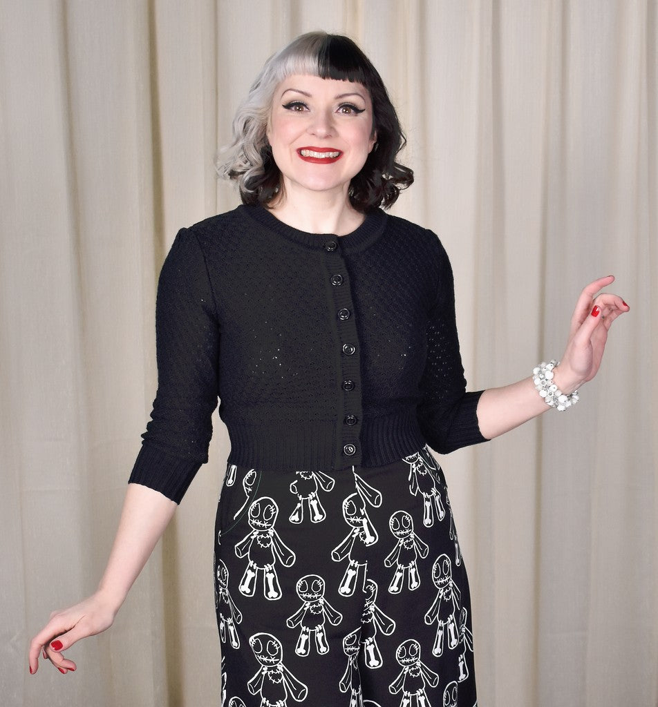 black short cardigan for dresses SIMKHAI Holli Short Sleeve Cardigan in Black, Women's Designer Cardigan, Women's Short Sleeve Cardigan, Women's Black Short Sleeve Cardigan, Women's Sheer Cardigan, Women's Summer Jacket, Women's Cropped Button Down, Women's Black Short