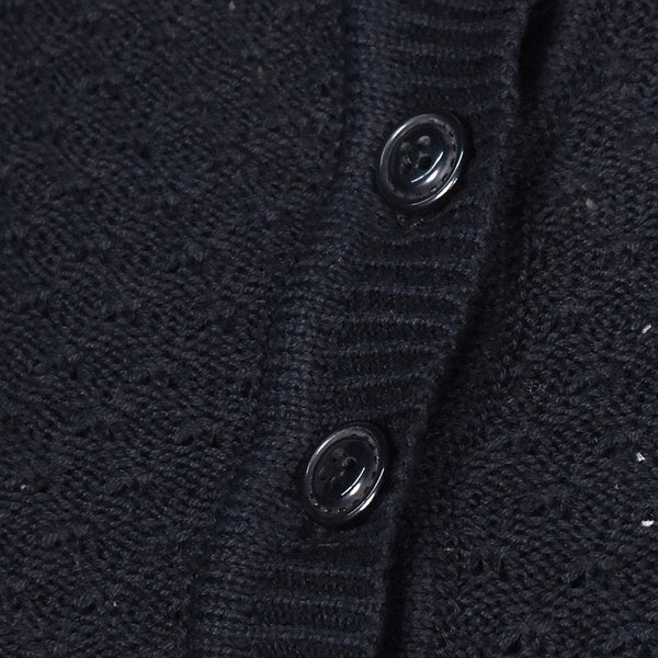 Black Cute Cropped Cardigan Cats Like Us