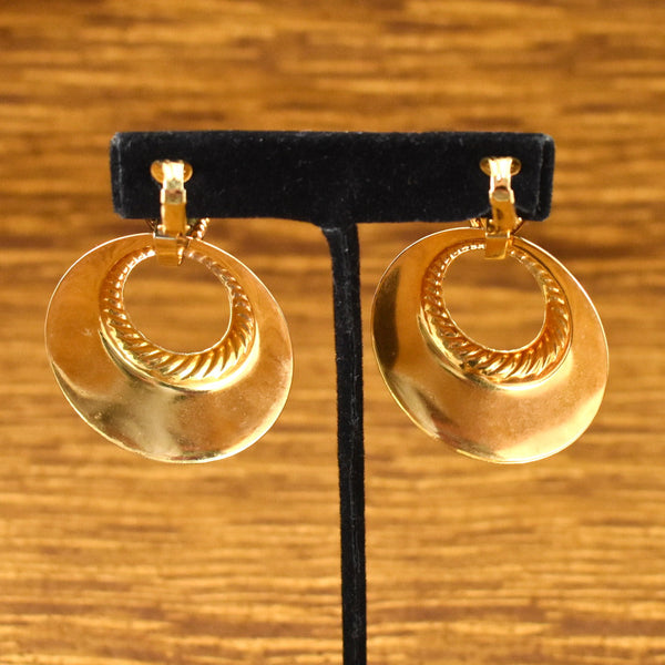 Black Enamel Hoop Earrings Cats Like Us
