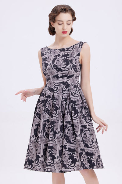 Black & Gray Cats Lily Dress Cats Like Us