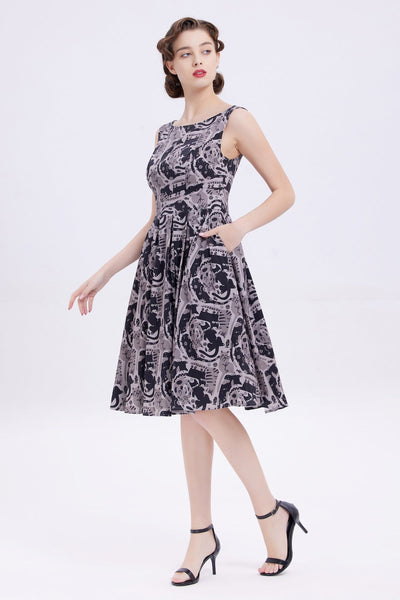 Black & Gray Cats Lily Dress Cats Like Us