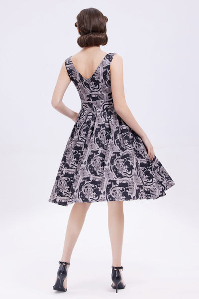 Black & Gray Cats Lily Dress Cats Like Us
