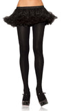 Leg Avenue Black Nylon Polyester Tights