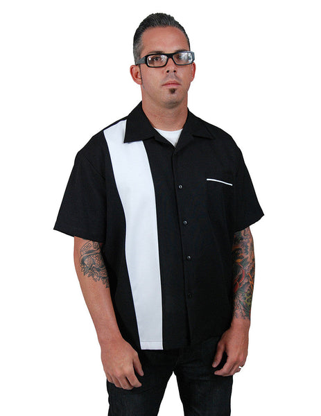 Black Single Bowling Shirt Cats Like Us
