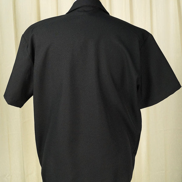 Black Single Bowling Shirt Cats Like Us