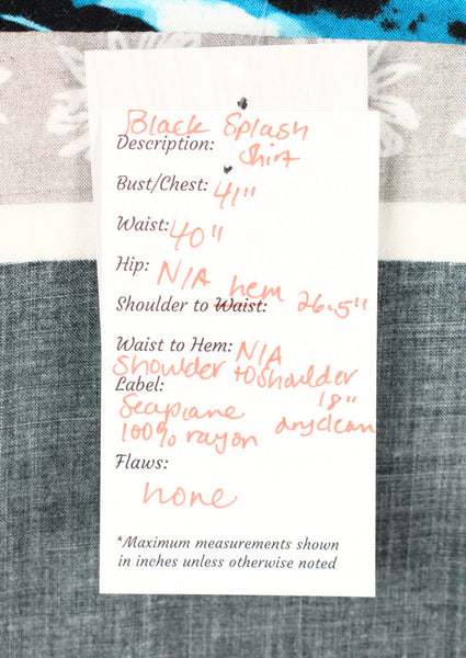 Black Stripe Splash Shirt Cats Like Us