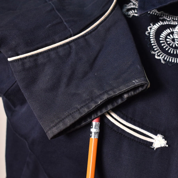 Black Swirl Embroidered Western Shirt Cats Like Us