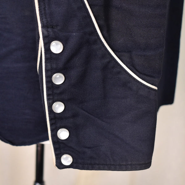 Black Swirl Embroidered Western Shirt Cats Like Us