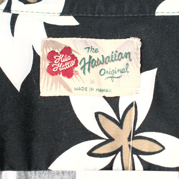 Black & White Hibiscus Shirt Cats Like Us