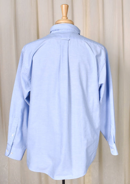 Blue Chambray LS Oxford Shirt Cats Like Us