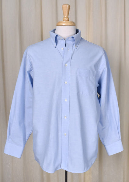 Blue Chambray LS Oxford Shirt Cats Like Us