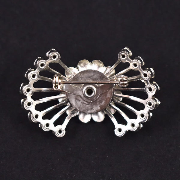 Blue Rhinestone Spray Brooch Cats Like Us
